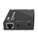 Lindy HDMI i IR over IP Extender - Odbiornik, 1920 x 1080 pikseli, Amplituner AV, 150 m, Przewodowy, HDCP