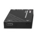 Lindy HDMI i IR over IP Extender - Odbiornik, 1920 x 1080 pikseli, Amplituner AV, 150 m, Przewodowy, HDCP