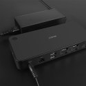 Uniwersalna, hybrydowa stacja dokująca USB typu C i A do laptopa z obsługą 3x4K (DP, HDMI)