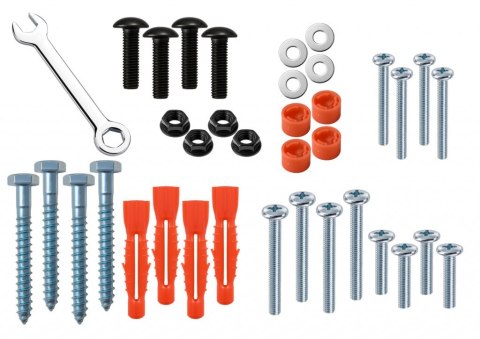 ART Uchwyt do TV LCD/LED 40-75 cali 45KG AR-98 reg. pion i poziom 58-500mm max VESA 600x400