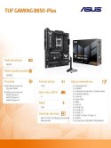 Asus Płyta główna TUF GAMING B850 PLUS WI FI AM5 4DDR5 DP/HDMI ATX