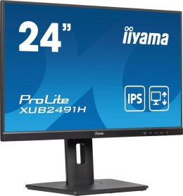 Monitor Iiyama ProLite XUB2491H-B1 24'' Protokół IPS - Płaski ekran - 60,5 cm