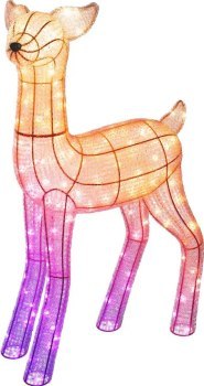 Twinkly 3D Reindeers - łania | 200 RGB+W LED | 90cm