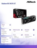 ASRock Karta graficzna RX 9070 XT CHALLENGER 16GB GDDR6 256bit 3DP/HDMI