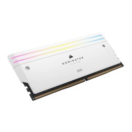 Zestaw pamięci DDR5 32GB PC 7000 CL34 Corsair, 2x16GB, Dominator T RGB White, sprzedaż detaliczna