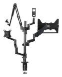 Uchwyt - Hama uchwyt dla influencera wielofunkcyjny 4 ramiona czarny
