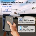 Extralink Powerbank EPB-126 20000mAh Srebrny Power bank, 45W PD, USB-C