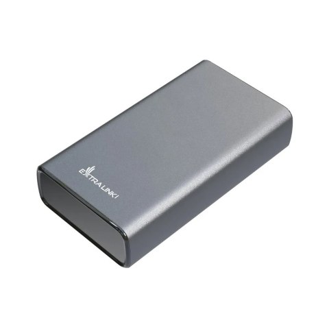 Extralink Powerbank EPB-126 20000mAh Srebrny Power bank, 45W PD, USB-C