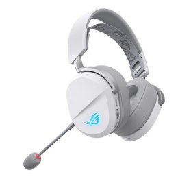 Asus Słuchawki ROG Pelta Wireless 2.4GHz/BT/USB-C Białe