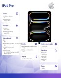Apple IPad Pro 11-calowy Wi-Fi 1 TB ze szkłem o nanoteksturze - Gwiezdna czerń