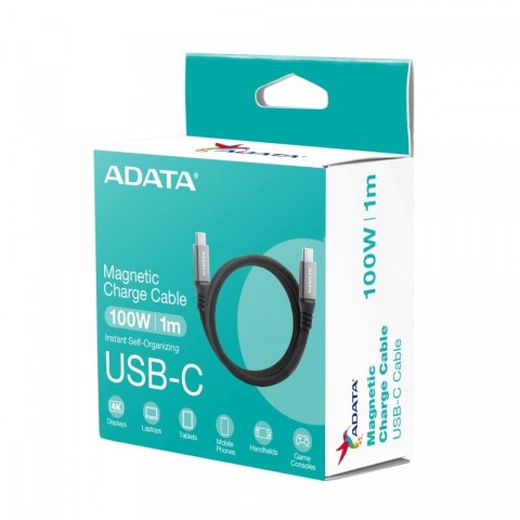 Adata Kabel USB-C2 do USB-C 3.2g2/100W 100cm magnetyczny