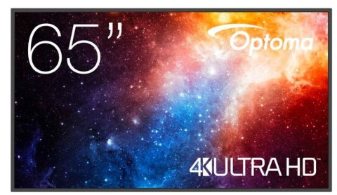 Optoma Monitor wielkoformatowy 65 cali N3651K matowy 24h/7,450cd/m2,USB-C,4K UHD (3840 x 2160),Android 11,Wifi+BT,OMS kod producenta 