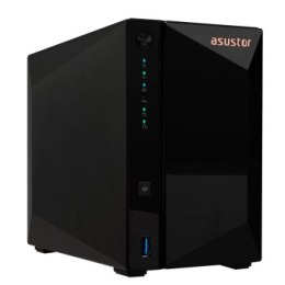 NAS Asustor AS3302T v2; Tower; 2x (3.5 SATA HDD/ 2.5 SSD); Realtek RTD1619B 2GB DDR4 1x 2.5GbE 3x USB 3.2