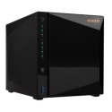 NAS Asustor AS3304T v2; Tower; 4x (3.5 SATA HDD/ 2.5 SSD); Realtek RTD1619B 2GB DDR4 1x 2.5GbE 3x USB 3.2