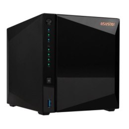 NAS Asustor AS3304T v2; Tower; 4x (3.5 SATA HDD/ 2.5 SSD); Realtek RTD1619B 2GB DDR4 1x 2.5GbE 3x USB 3.2