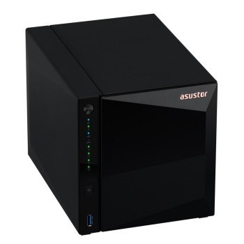 NAS Asustor AS3304T v2; Tower; 4x (3.5 SATA HDD/ 2.5 SSD); Realtek RTD1619B 2GB DDR4 1x 2.5GbE 3x USB 3.2