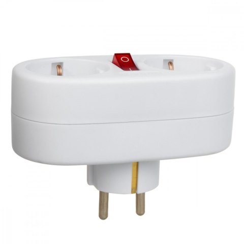 Maclean Gniazdko prądowe x2 MCE338 typ F