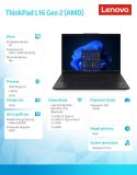 Lenovo Laptop ThinkPad L16 G2 21RH001GPB W11PRO 5 PRO 340/32GB/512GB/AMD Radeon/16.0 WUXGA/Black/1YR Premier WHB + 3YR OS + CO2 OFFSET