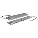 LogiLink UA0373 - Przewodowy - USB 3.2 Gen 1 (3.1 Gen 1) Type-C - 100 W - 3,5 mm - 10,100,1000 Mbit/s - Aluminiowy
