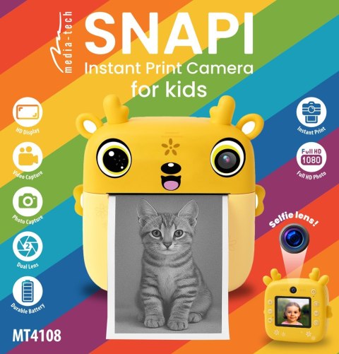 MEDIA-TECH CYFROWY APARAT FOTOGRAFICZNY SNAPI MT4108