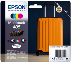 Epson 405 DURABrite Ultra Ink nabój z tuszem 1 szt. Oryginalny Standardowa wydajność Czarny, Cyjan, Purpurowy, Żółty