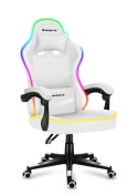 Fotel gamingowy Huzaro Force 4.4 RGB White (WYPRZEDAŻ)