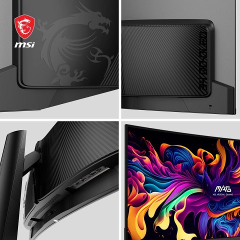 MSI MAG 341CQPDE QD-OLED monitor komputerowy 86,4 cm (34") 3440 x 1440 px UltraWide Quad HD Czarny