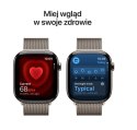 Apple Watch Series 11 GPS + Cellular koperta 46 mm z tytanu w kolorze naturalnym, bransoleta mediolańska w kolorze naturalnym - rozmia