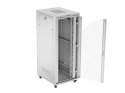 LANBERG SZAFA STOJĄCA RACK 19" 42U 800X1000 SZARA DRZWI SZKLANE LCD V2 (FLAT PACK)