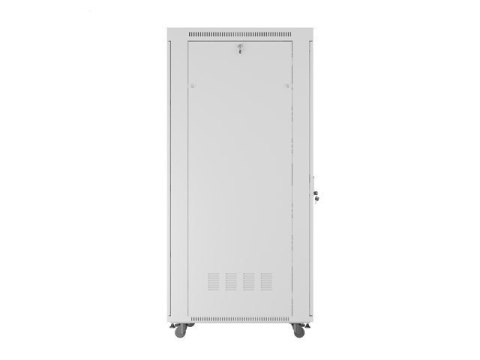 LANBERG SZAFA STOJĄCA RACK 19" 42U 800X1000 SZARA DRZWI SZKLANE LCD V2 (FLAT PACK)