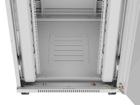 LANBERG SZAFA STOJĄCA RACK 19" 42U 800X1000 SZARA DRZWI SZKLANE LCD V2 (FLAT PACK)