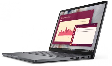 Dell Laptop Dell Pro 14 PC14250 W11P C7 150U/16GB/512GB CL25/FgrPr/FHD IR Cam&Mic/WLAN+BT|14.0 FHD+|BcklKb/3C/65W/3YPS Magnetite colo