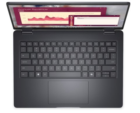 Dell Laptop Dell Pro 14 PC14250 W11P C7 150U/16GB/512GB CL25/FgrPr/FHD IR Cam&Mic/WLAN+BT|14.0 FHD+|BcklKb/3C/65W/3YPS Magnetite colo