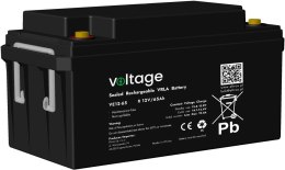 Akumulator AGM Voltage 12V 65Ah VE12-65 Żywotność 6-9 lat