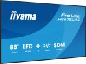 IIYAMA Monitor 86 cali LH8675UHS-B2AG,24/7,IPS,ANDROID.11,4K, WiFi, iiSignage2, FailOver, EShare, 24/7, full daisy chain