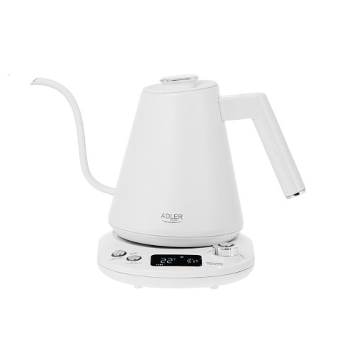 Czajnik elektryczny Adler AD 1349 biały z długą wylewką 1,0L