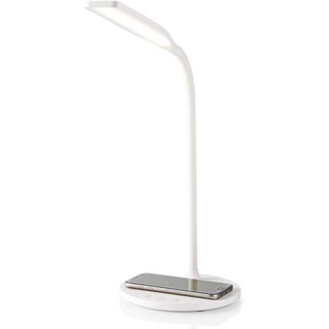 Lampka LED Techly 5.5W biurkowa dotykowa z ładowarką Qi 15W