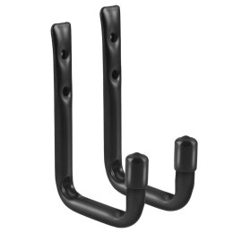 Komplet 2 uchwytów ściennych Maclean MC-489, na opony, koła, drabinę, rower, stalowy, max. obciążenie 22kg/uchwyt