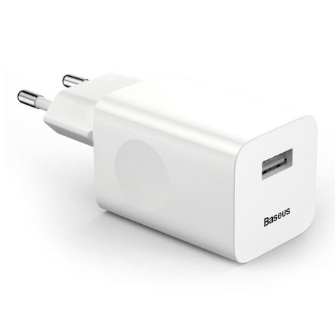 Ładowarka sieciowa Baseus QC3.0 FC67E CCALL-BX02 24W z gniazdem USB Quick Charge 3.0