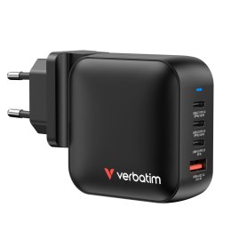 Ładowarka sieciowa Verbatim Mini GaN 100W 3xUSB-C PD 1xUSB-A QC 3.0