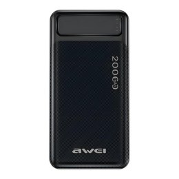 Powerbank Awei P6K 20000mAh 2xUSB 1xUSB-C 1xmicroUSB czarny