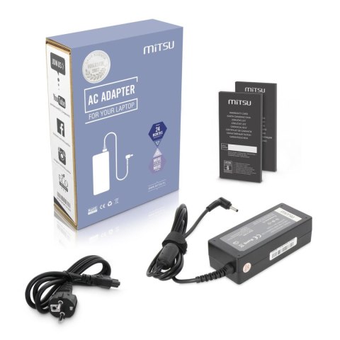 Zasilacz sieciowy Mitsu 19V 3.42A (3.0x1.1) 65W do notebooka Acer