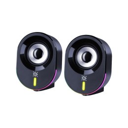 Głośniki Defender SOLAR 8 2.0 10W Bluetooth USB podświetlenie RGB