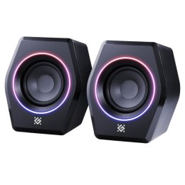 Głośniki Defender SOLAR 9 2.0 10W Bluetooth USB podświetlenie RGB