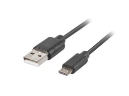Kabel USB 2.0 Lanberg micro BM-AM 1,0m QC 3.0 czarny