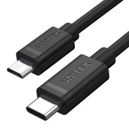 Kabel USB Unitek Y-C473BK USB 2.0 Typ-C (M) - micro USB B (M) 1m