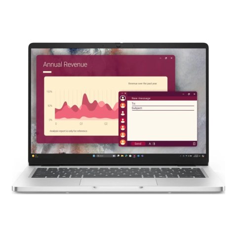 Notebook Dell Pro 14 PC14250 14"FHD+/Ultra 5 235U/16GB/SSD512GB/Intel/W11 PRO Silver 3Y ProSupport