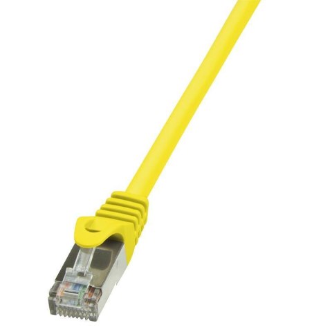 Patchcord LogiLink CP1027S CAT5e F/UTP 0,50m, żółty