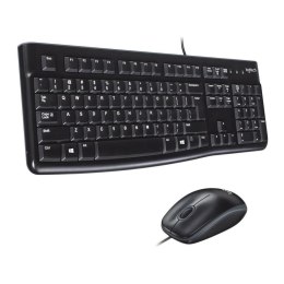 Zestaw przewodowy klawiatura + mysz Logitech Desktop MK120 N US czarny