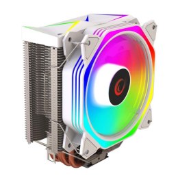 Chłodzenie CPU Rampage OCTAGONC50-WHITE LGA1700/AM5 1800RPM wentylator 120mm ARGB PWM
